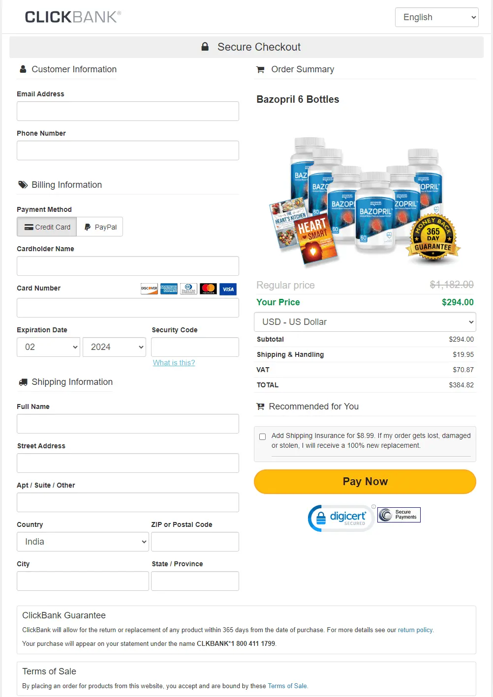 bazopril buy page